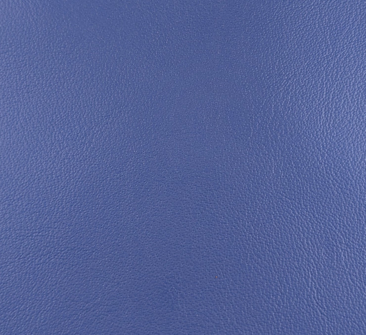 a close up of a blue leather background