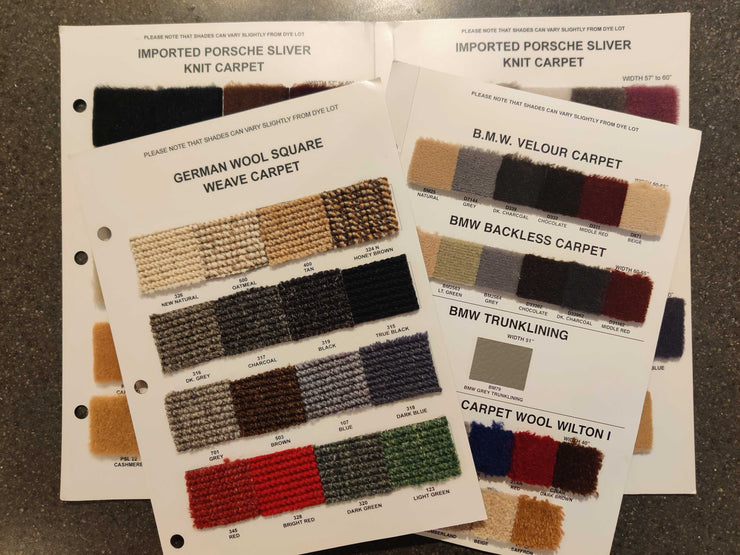 Full Carpet Sample Set / Catalog