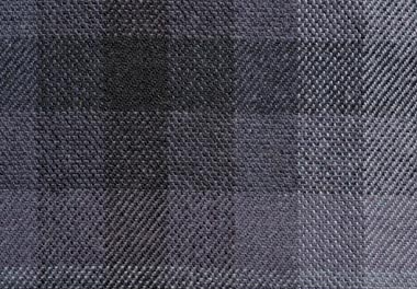 Porsche Studio Check Dark Grey Fabric