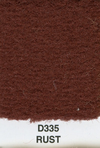 Mercedes Fine Tuft Velour Carpet Rust