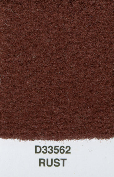 Backless Mercedes Finetuft Velour Carpet Rust