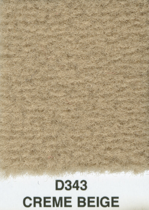 Mercedes Fine Tuft Velour Carpet Creme Beige